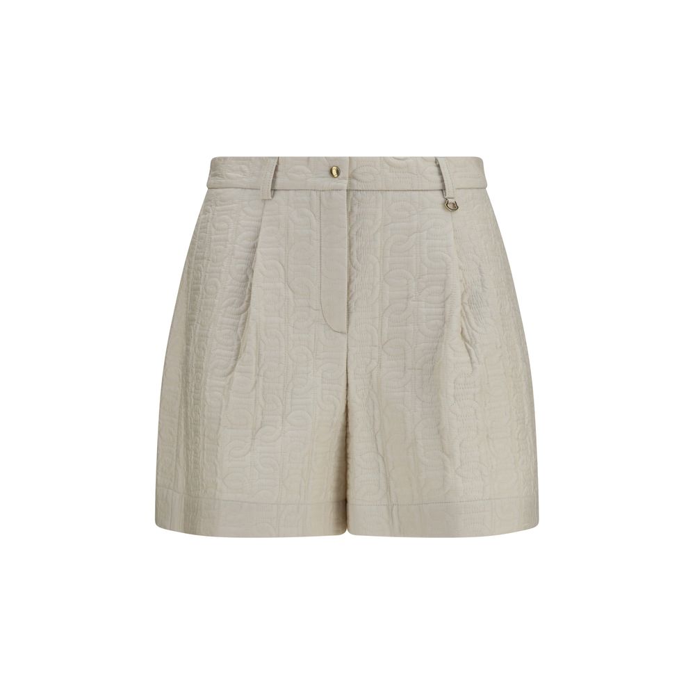 Discover the Moncler Beige Polyamide Bermuda Shorts from the AW26 collection, crafted from luxurious Longue Saison nylon for effortless elegance and timeless style.
