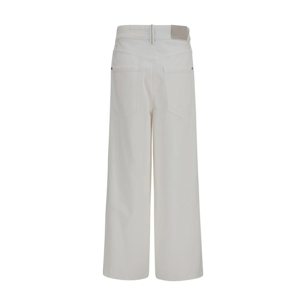 Brunello Cucinelli High-Rise Palazzo Jeans Denim - Timeless Luxury