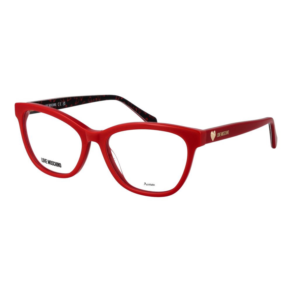 Elevate your style with Love Moschino's Multicolor Acetate Glasses, a cat-eye masterpiece that embodies luxurious elegance and confident allure for every occasion.