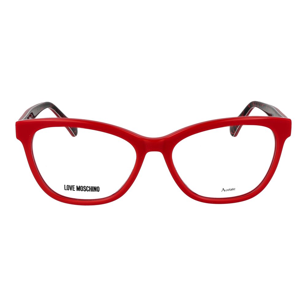 Elevate your allure with Love Moschino's Multicolor Acetate Glasses, a captivating blend of bold design and luxurious craftsmanship, perfect for any sophisticated ensemble.