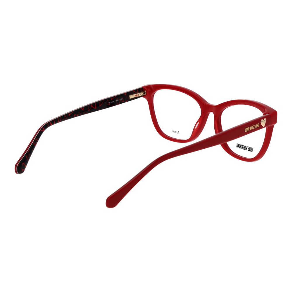 Indulge in the exquisite Love Moschino Multicolor Acetate Glasses, a bold statement of elegance and luxury that enhances your unique style with every glance.