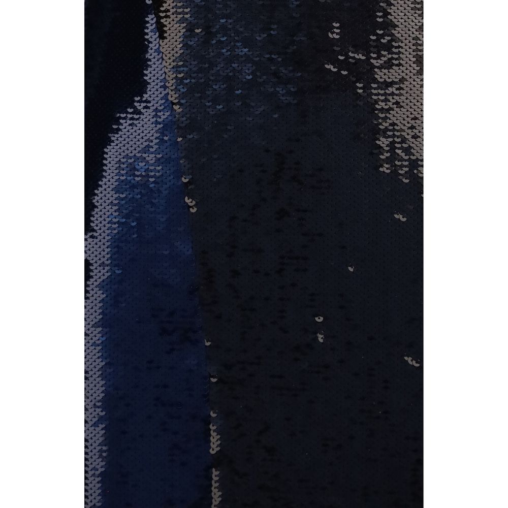 Elevate your elegance with the Tom Ford Blue Polyamide Cocktail Dress, a masterpiece of craftsmanship featuring luxurious stretch fabric and exquisite sequins, perfect for any sophisticated occasion.