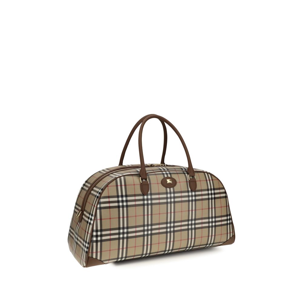 Burberry Beige Cotton Shoulder Bag - Luxury Travel Redefined