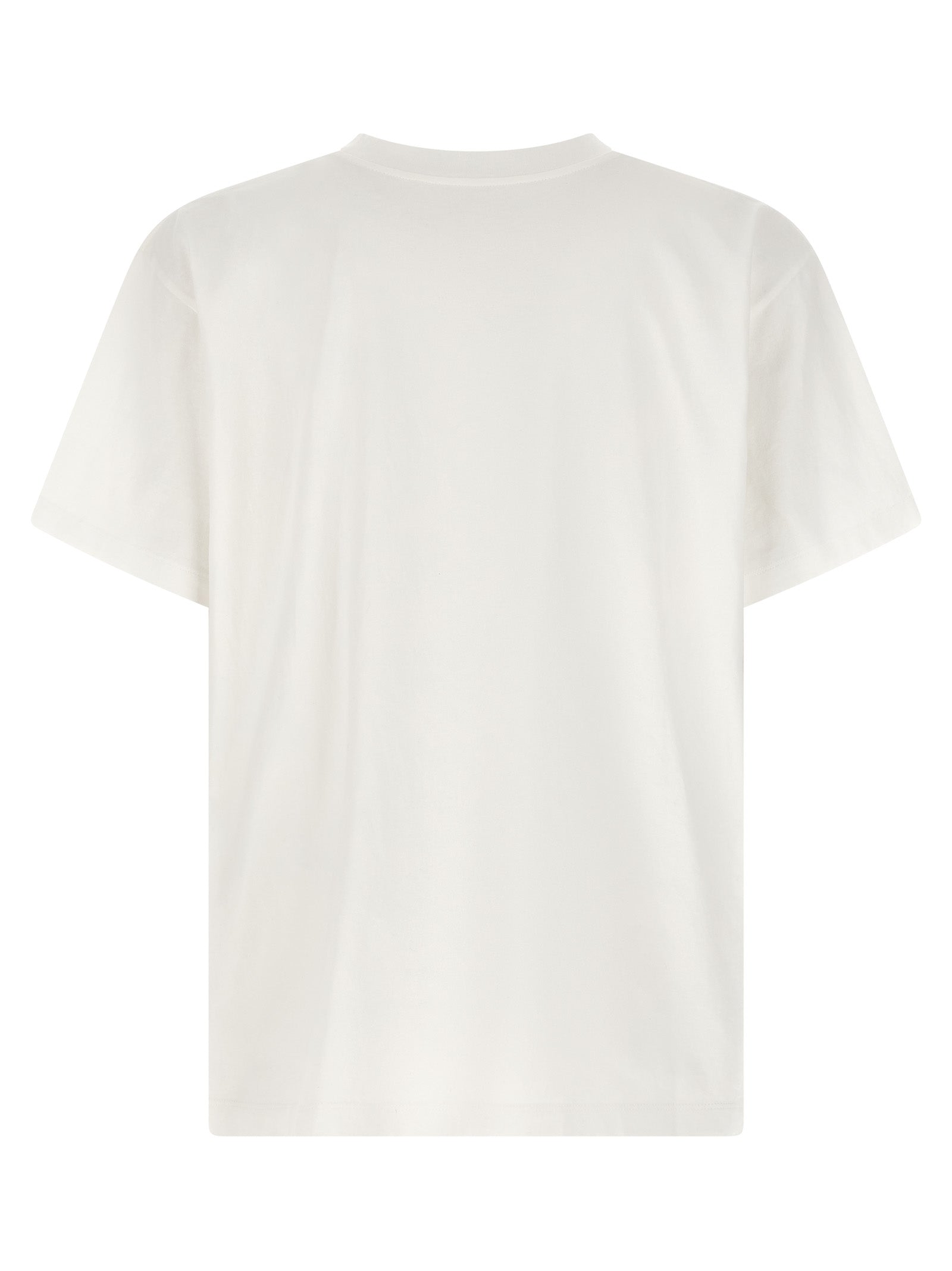 Discover the MM6 Maison Margiela White Cotton T-Shirt, a timeless blend of comfort and avant-garde elegance, crafted in Italy for the discerning fashion connoisseur.