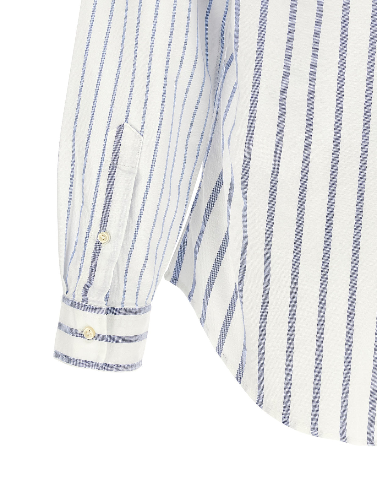 Polo Ralph Lauren Blue Cotton Blouse - Timeless Luxury Elegance