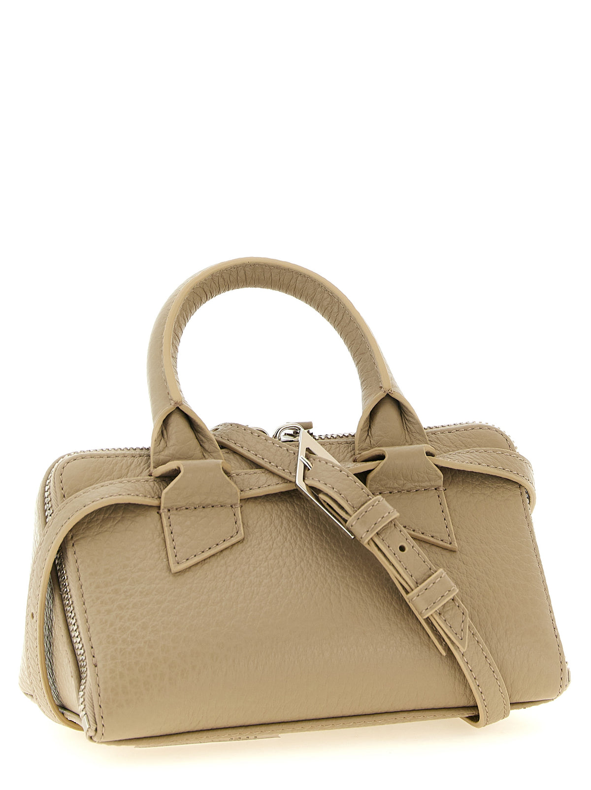 The Attico Beige Bovine Leather Handbag - Timeless Luxury Redefined