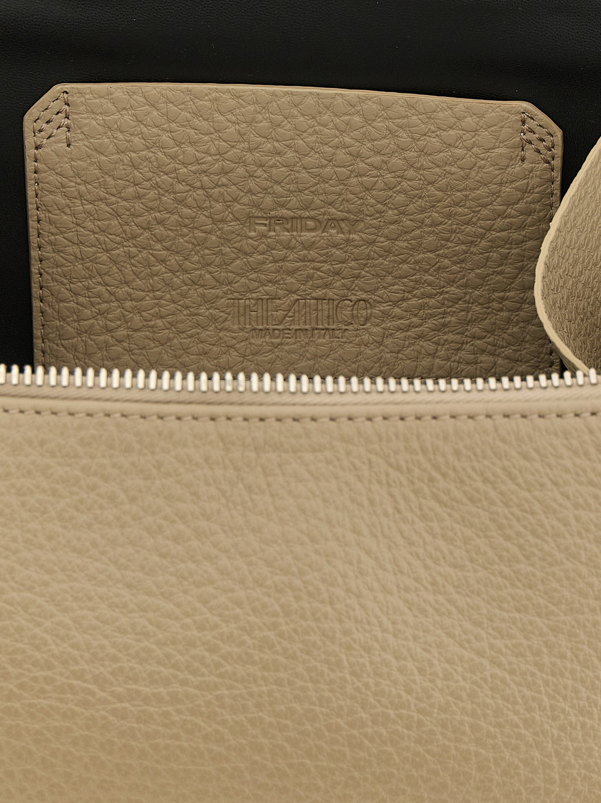The Attico Beige Bovine Leather Handbag - Timeless Luxury Redefined