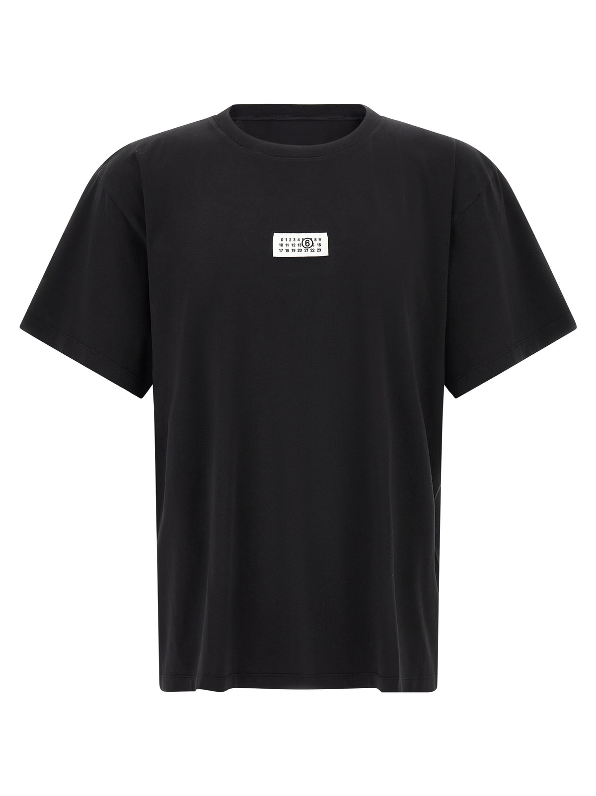 MM6 Maison Margiela Black Cotton T-Shirt - Effortless Luxury