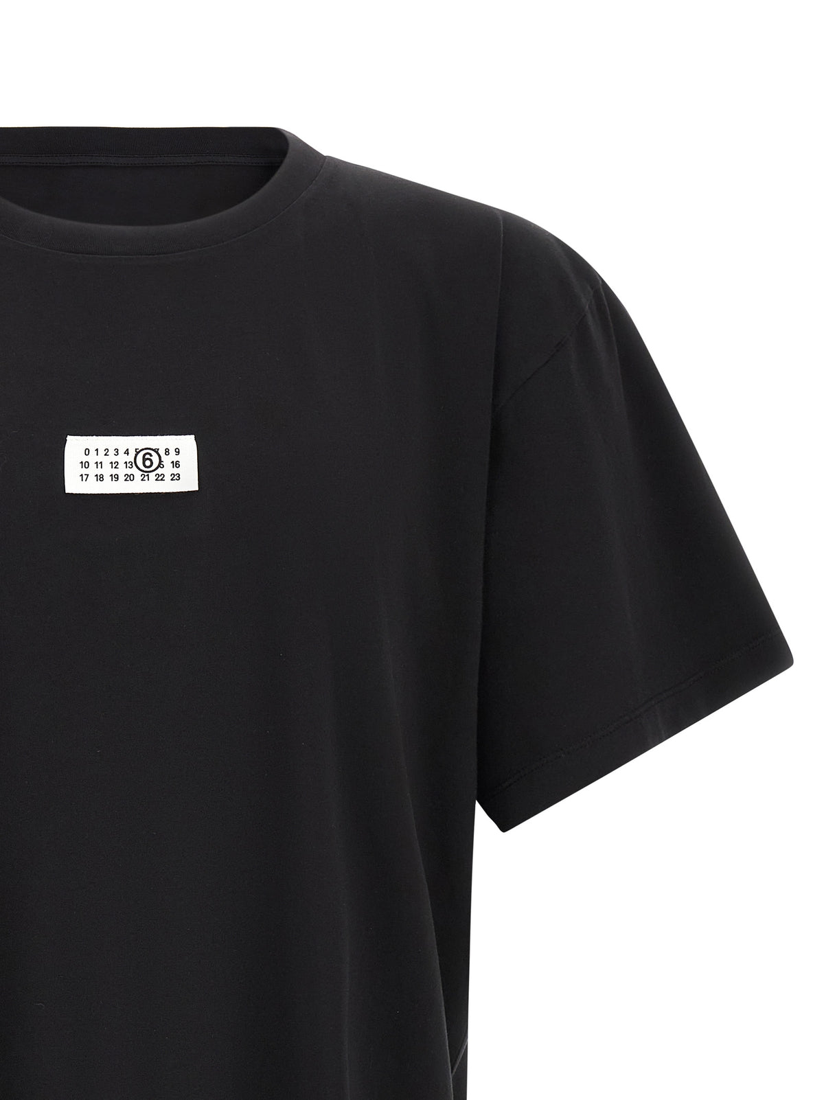 MM6 Maison Margiela Black Cotton T-Shirt - Effortless Luxury