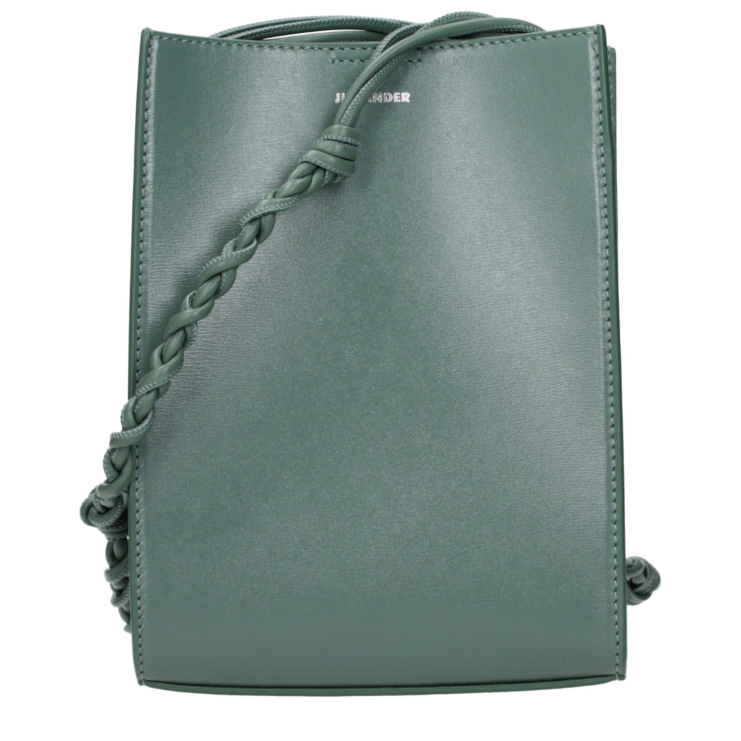 Discover the Jil Sander Green Leather Crossbody Bag, a masterpiece of craftsmanship and timeless elegance, designed for those who appreciate luxury and sophistication.