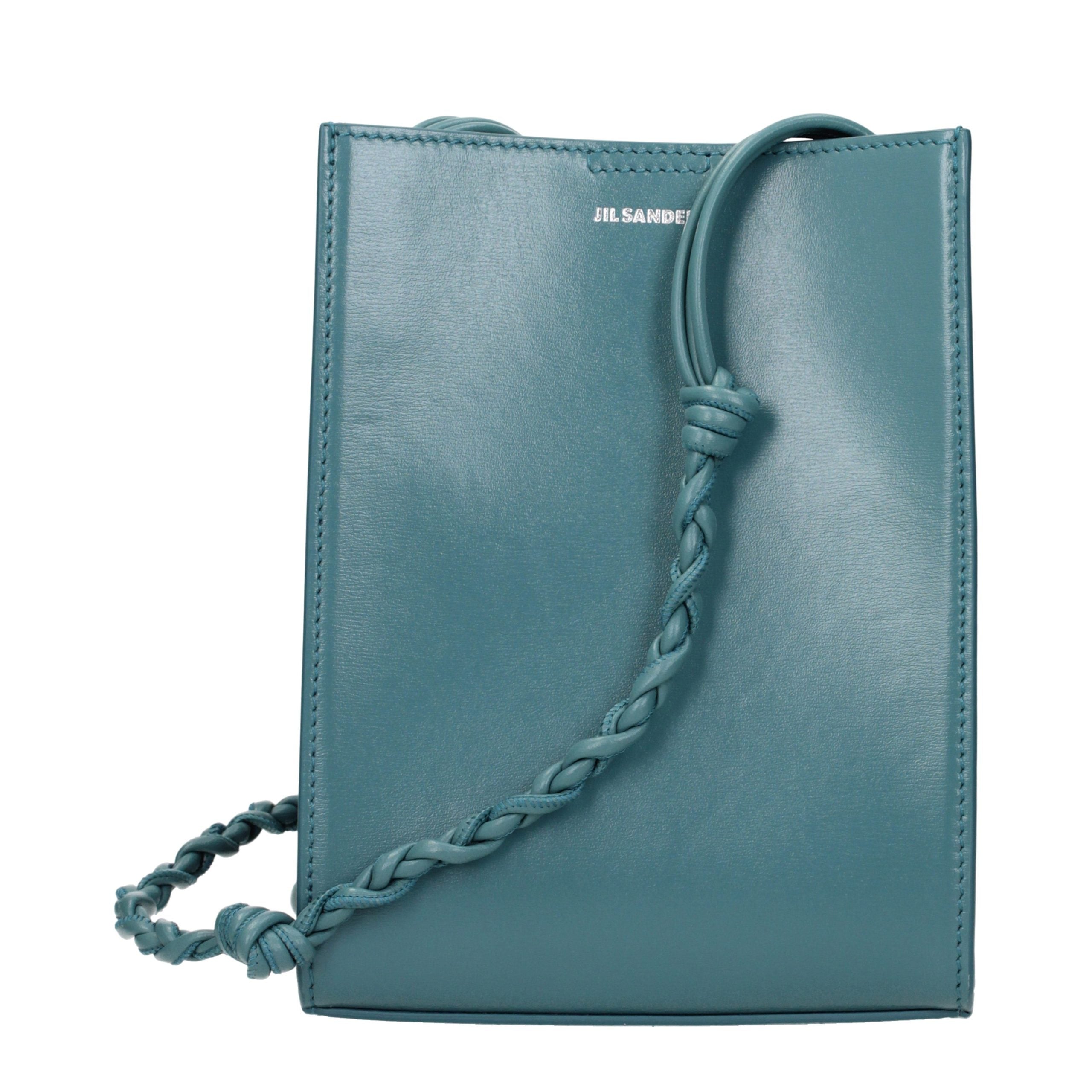Jil Sander Green Leather Crossbody Bag - Timeless Luxury Accessory