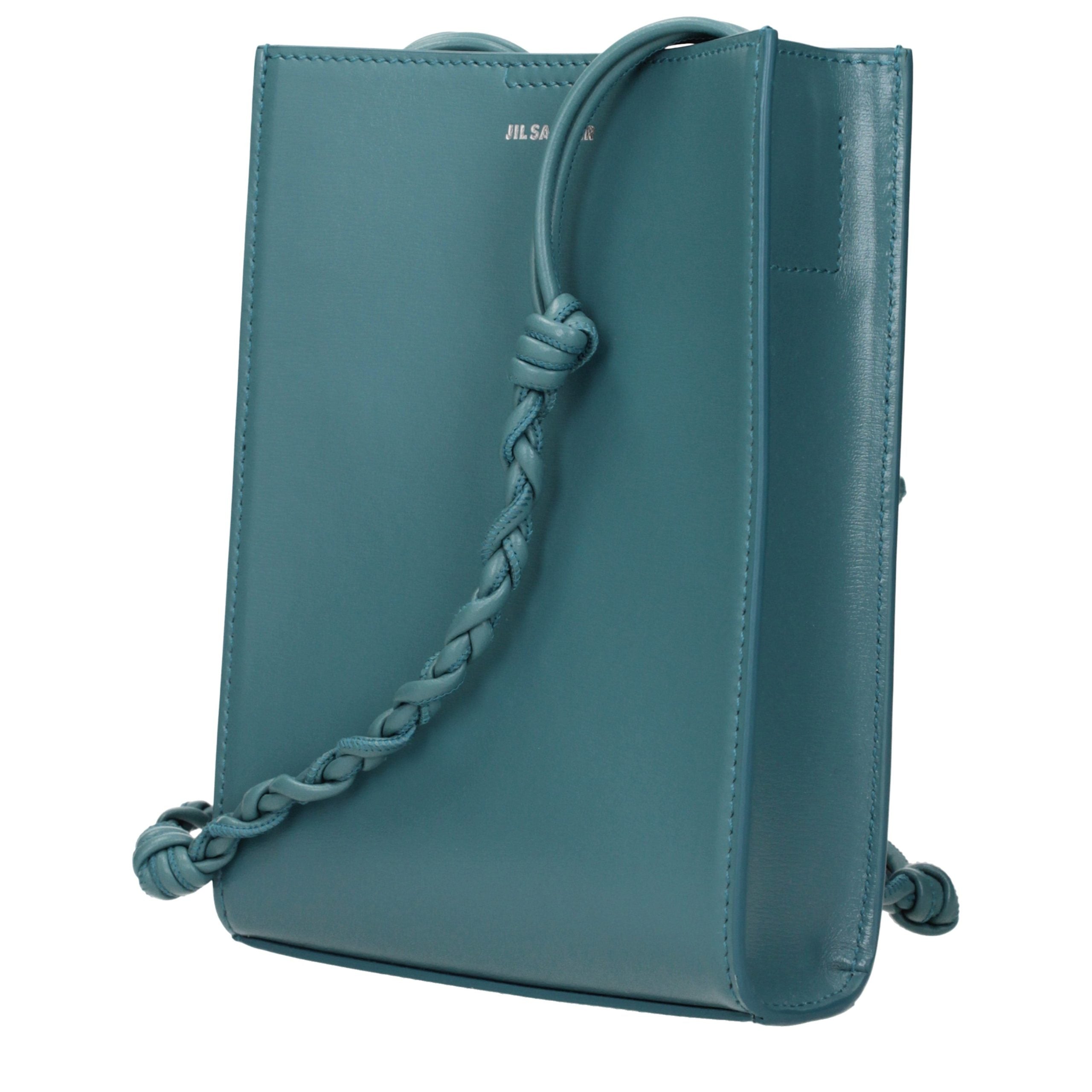 Jil Sander Green Leather Crossbody Bag - Timeless Luxury Accessory