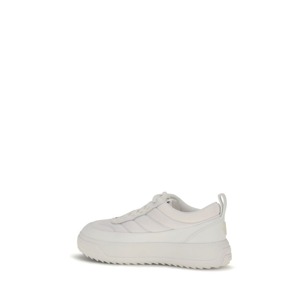 Moncler White Polyamide Athletic Sneakers - Elevate Urban Elegance