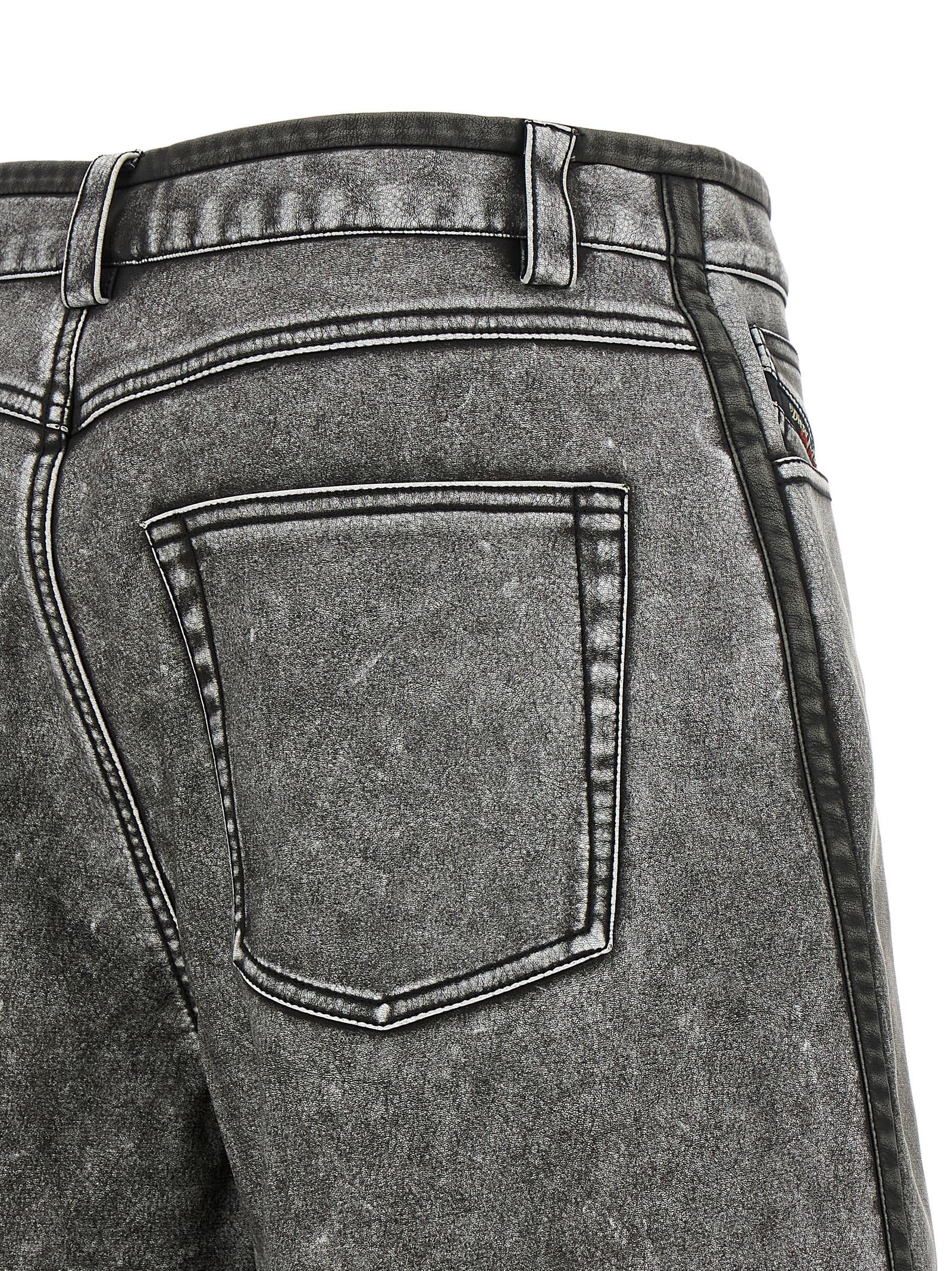 Elevate your style with Diesel Gray Polyethylene Bermuda Shorts, crafted from luxurious polyurethane for a sophisticated urban look that embodies timeless elegance.