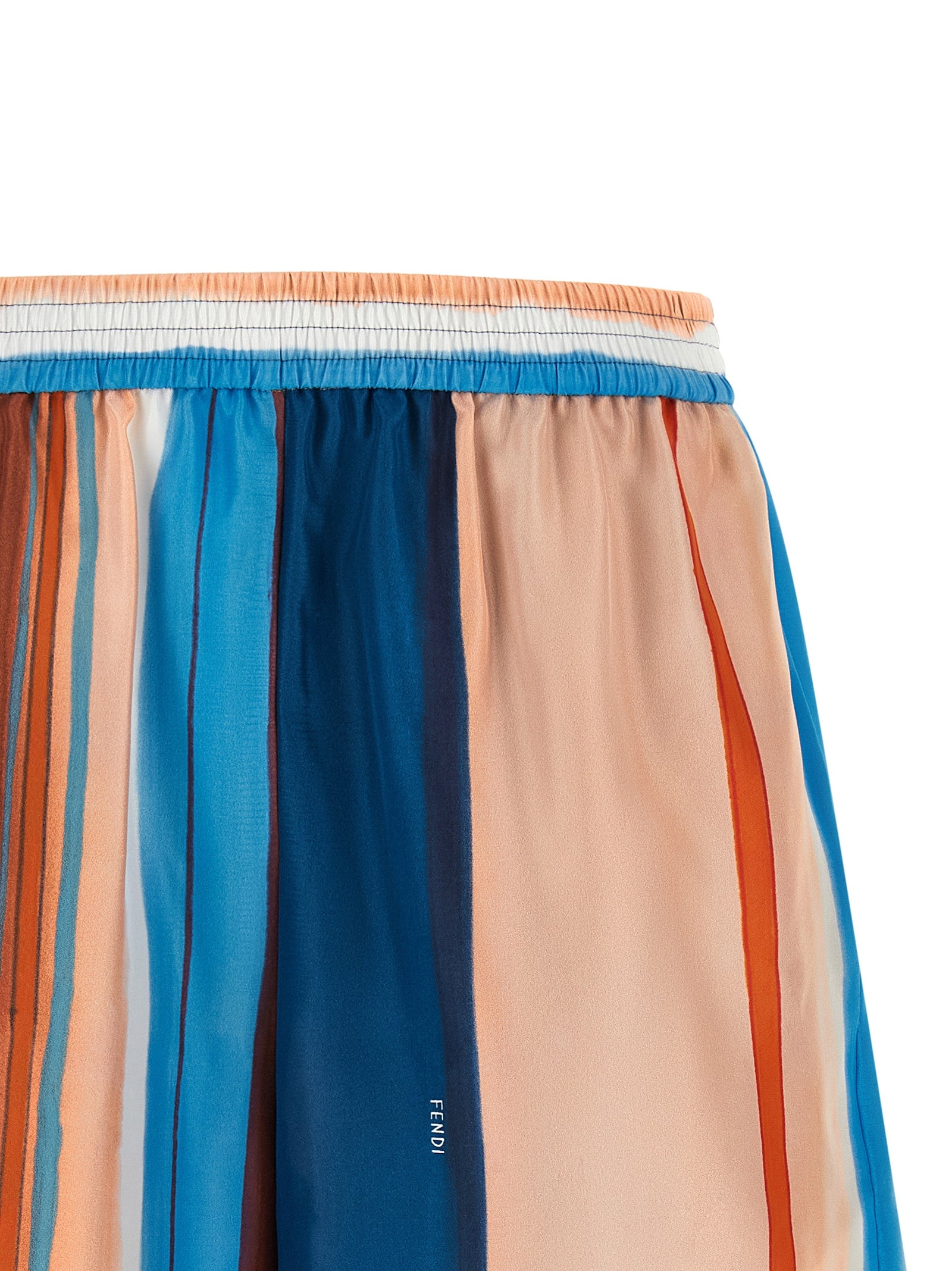 Fendi Multicolor Silk Bermuda Shorts - Timeless Luxury Fashion