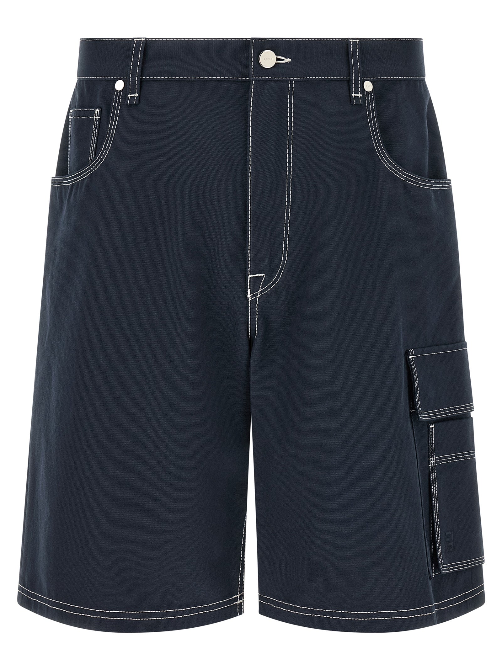 Fendi Blue Cotton Bermuda Shorts - Elevate Your Luxury Wardrobe