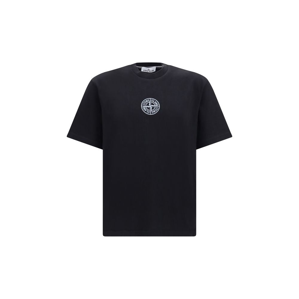 Discover the Stone Island Black Cotton T-Shirt, a timeless luxury essential crafted from 100% organic cotton, embodying sophistication and sustainable style for the modern connoisseur.