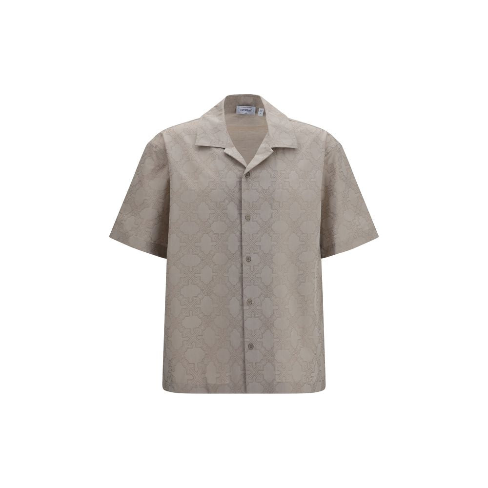 Off-White Arrow Monogram Shirt - Luxurious 100% Cotton Elegance