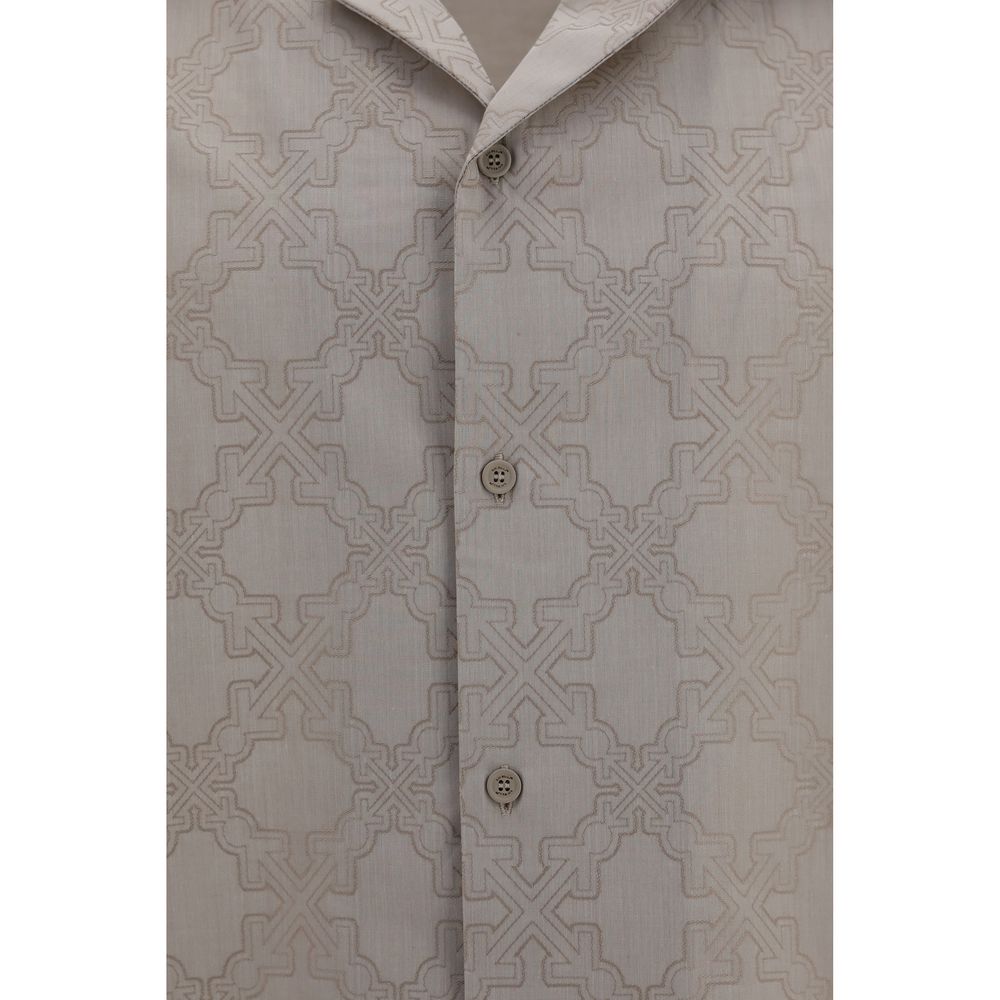 Off-White Arrow Monogram Shirt - Luxurious Cotton Elegance