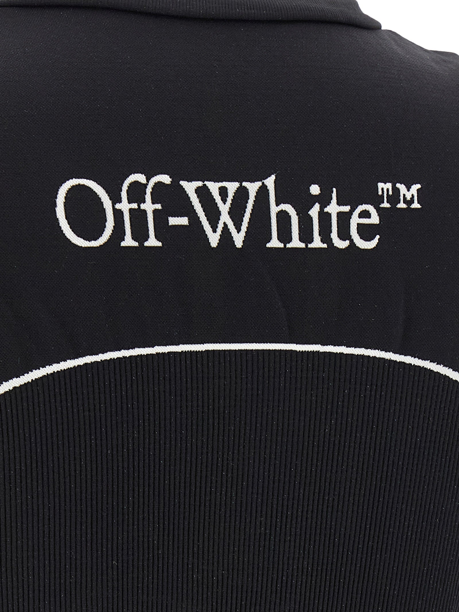 Off-White Black Polyamide Sport Bra - Luxury Athletic Elegance