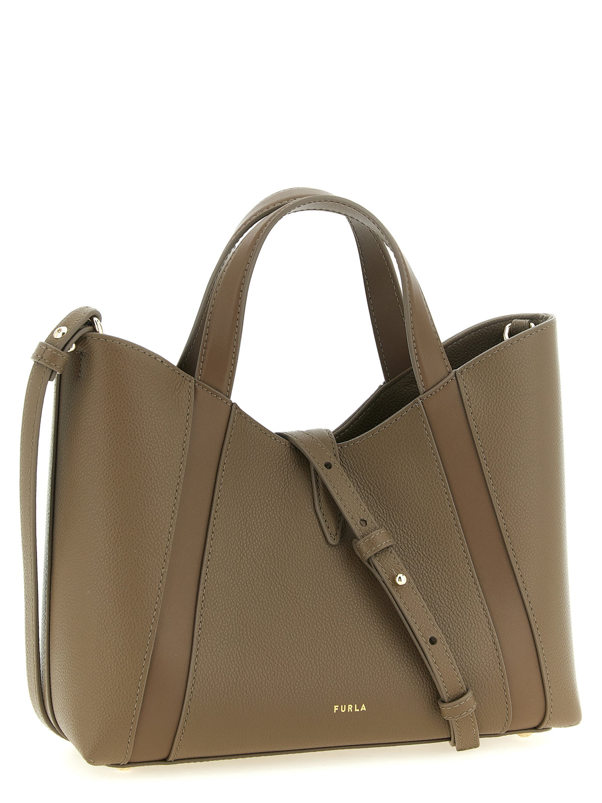 Discover the Furla Gray Calfskin Tote Bag, a masterpiece of luxurious craftsmanship in premium calfskin leather, perfect for elevating your style with timeless elegance.