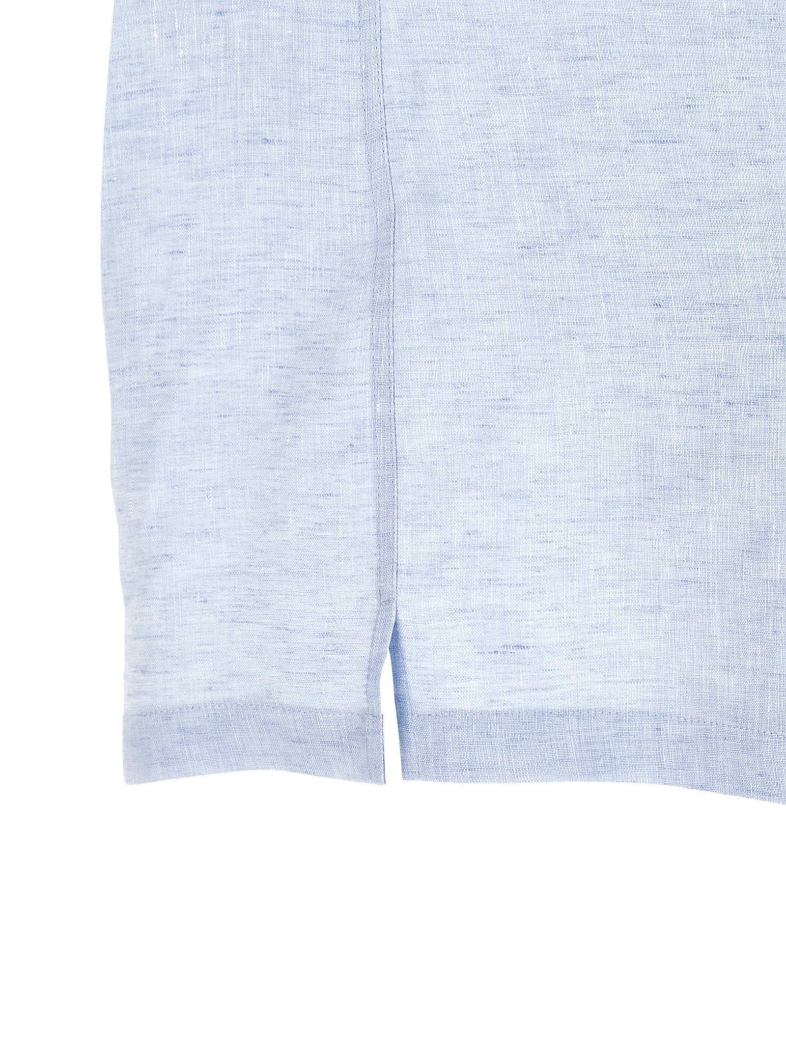 Discover the Brunello Cucinelli Blue Linen Blouse, a masterpiece of Italian craftsmanship, blending elegance and sophistication for the discerning individual.