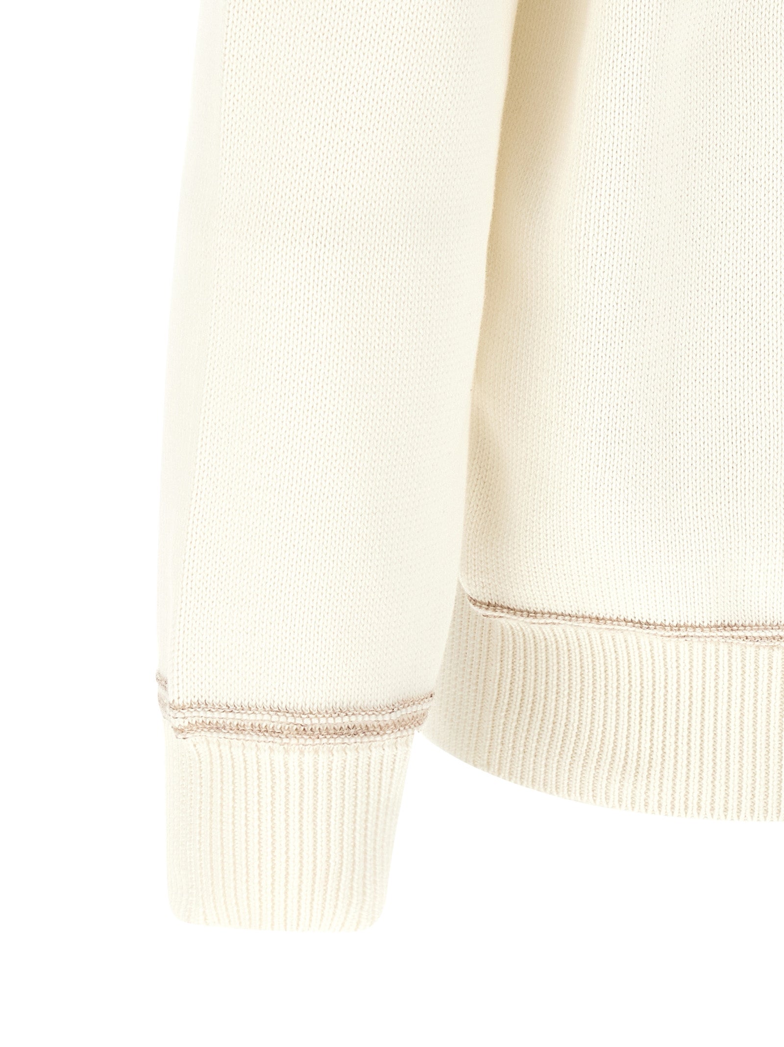 Elevate your wardrobe with the Brunello Cucinelli Beige Cotton Cardigan, a masterpiece of Italian craftsmanship, blending timeless elegance with luxurious comfort.