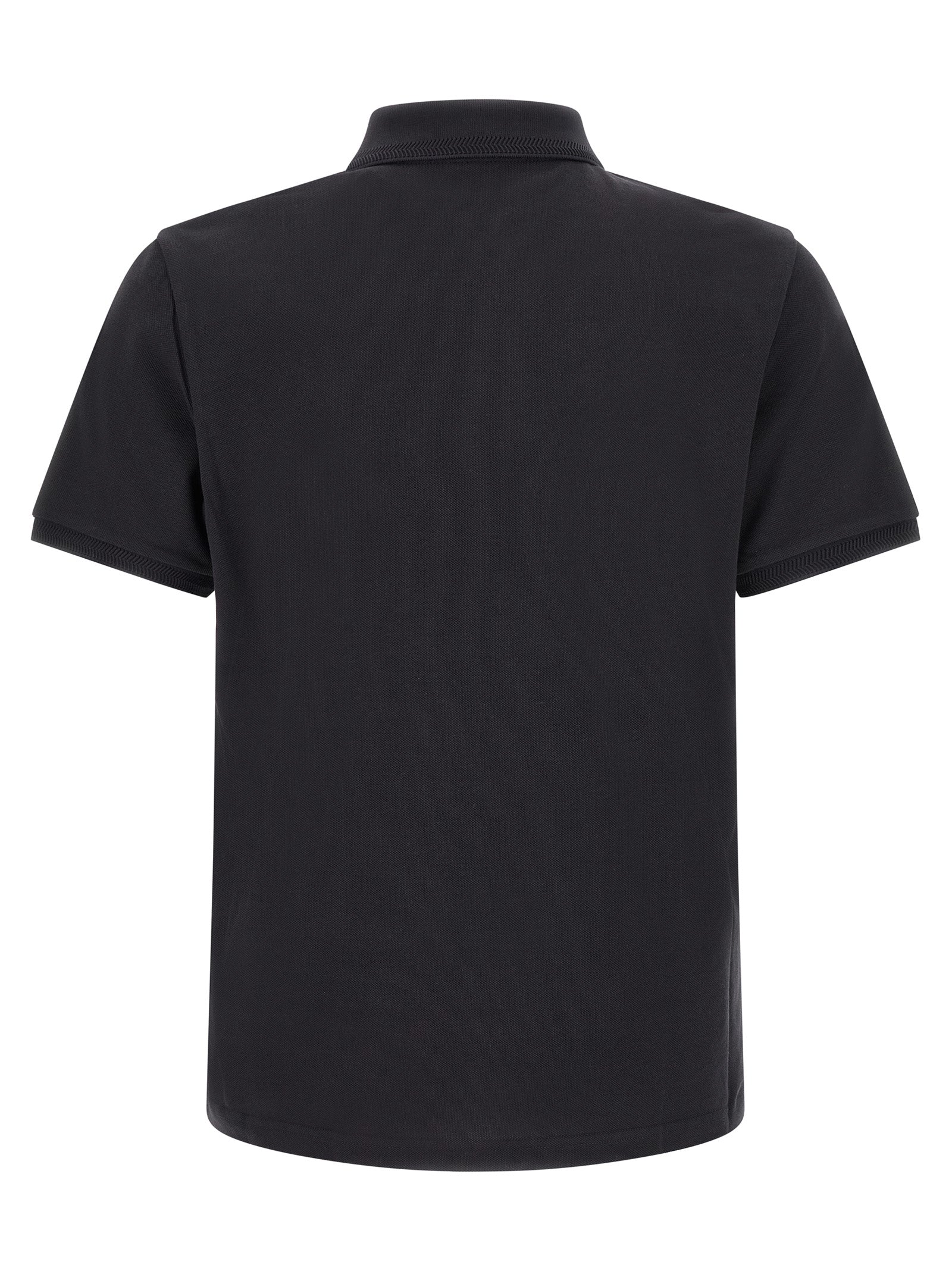 Experience the essence of sophistication with the Moncler Blue Cotton Polo Shirt, crafted from luxurious cotton piquet for unparalleled elegance and comfort.