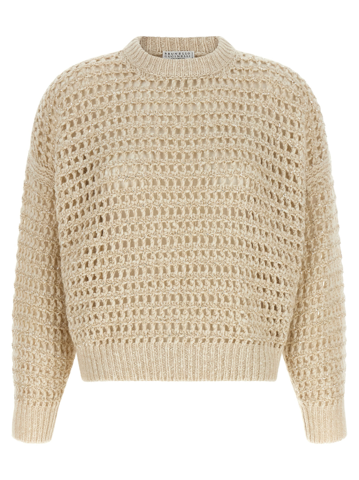 Brunello Cucinelli Beige Elastane Cardigan