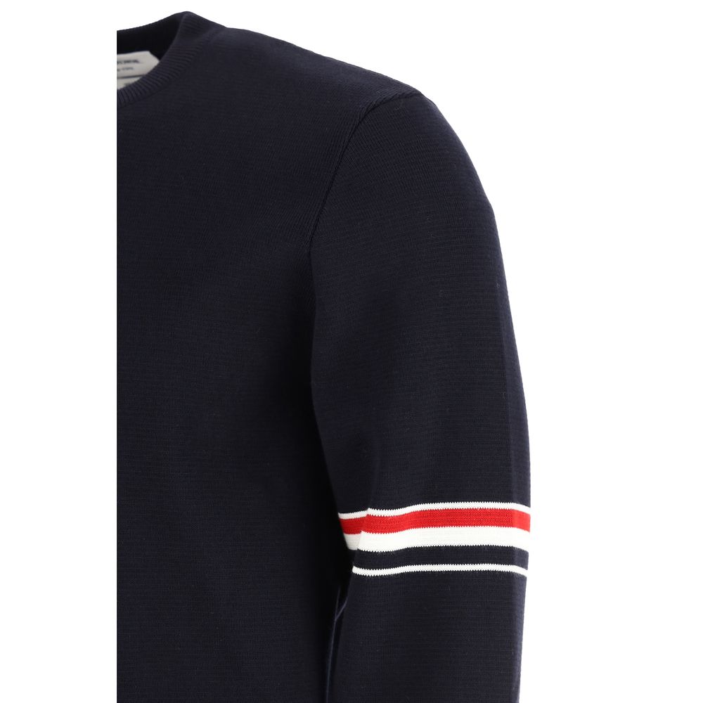 Indulge in the exquisite Thom Browne Blue Cotton Sweatshirt from the AW26 collection, where luxurious craftsmanship meets timeless elegance, perfect for every sophisticated occasion.