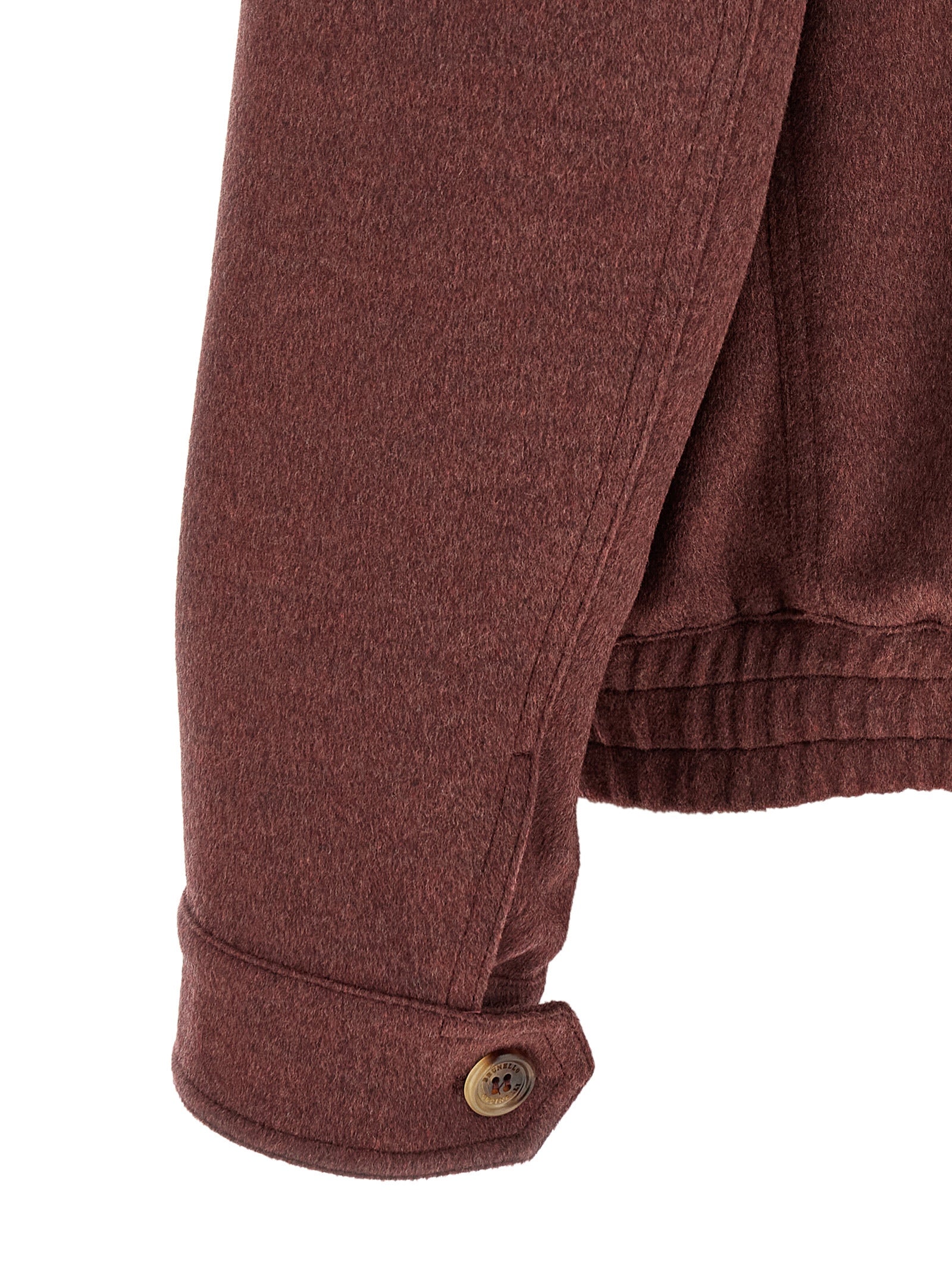 Discover the Brunello Cucinelli Bordeaux Virgin Wool Bomber, a masterpiece of Italian craftsmanship that elevates your wardrobe with timeless elegance and unparalleled luxury.