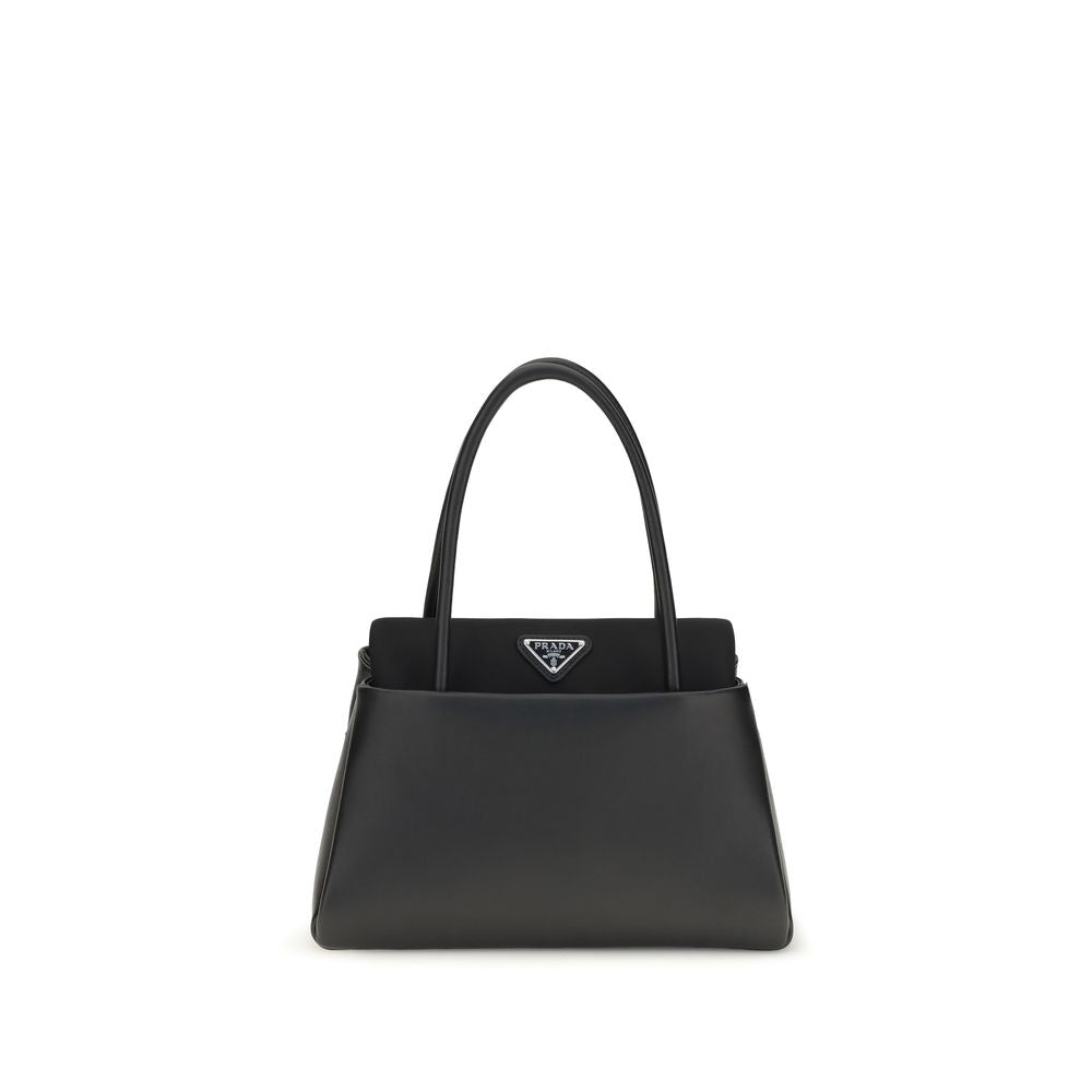 Prada Black Calf Leather Bos Taurus Handbag - Luxury Redefined
