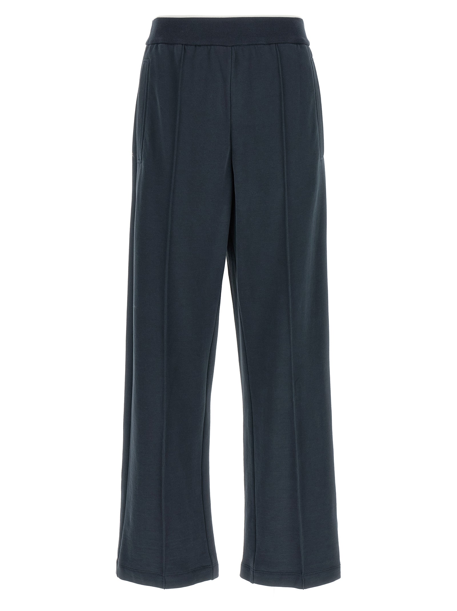 Experience the exquisite craftsmanship of Brunello Cucinelli Blue Cotton Joggers, where luxurious comfort meets sophisticated style for the modern connoisseur.