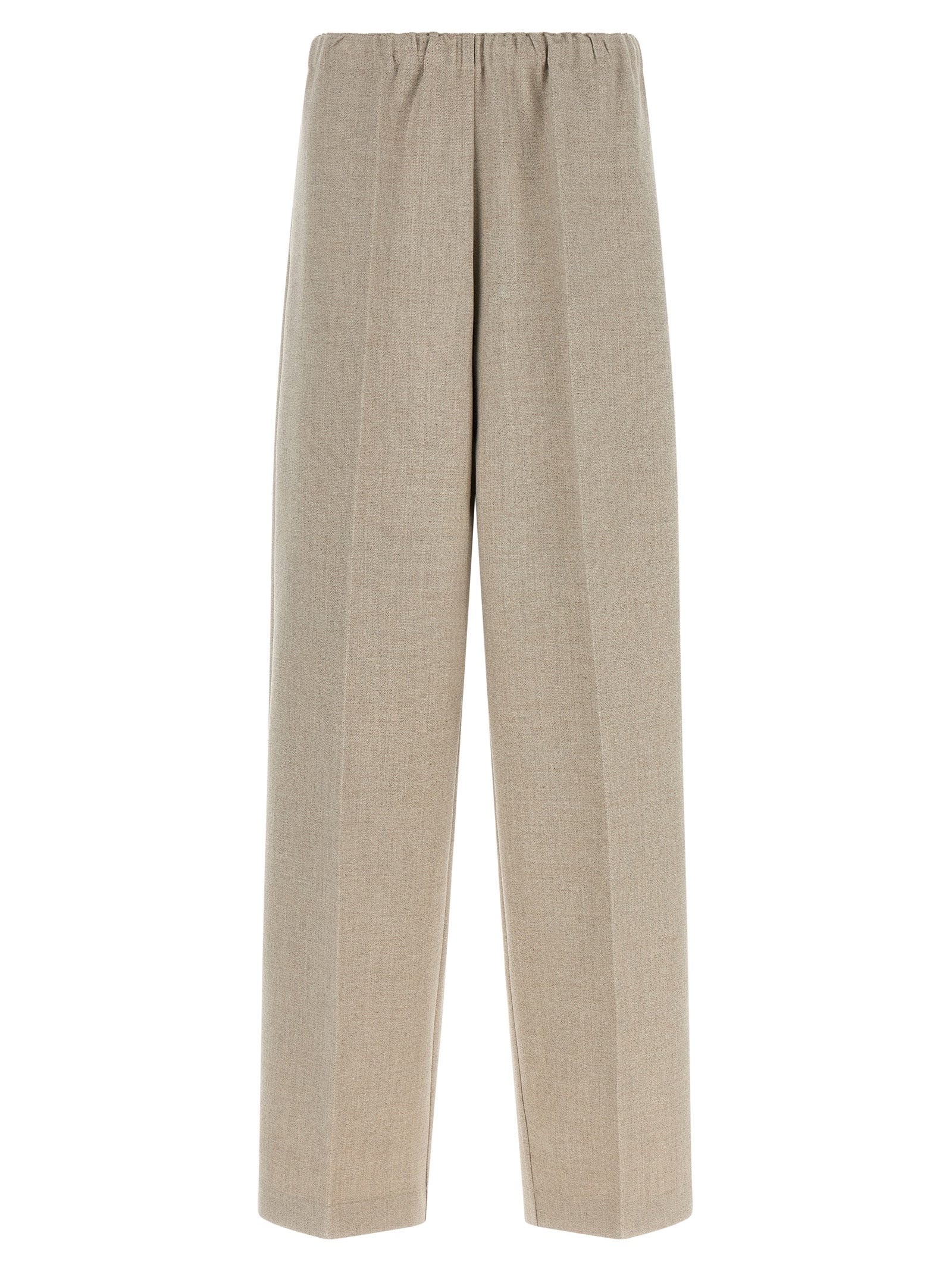 Elevate your wardrobe with Fabiana Filippi's Beige Casual Pants from the Trevi collection, crafted for timeless elegance and sophisticated comfort.