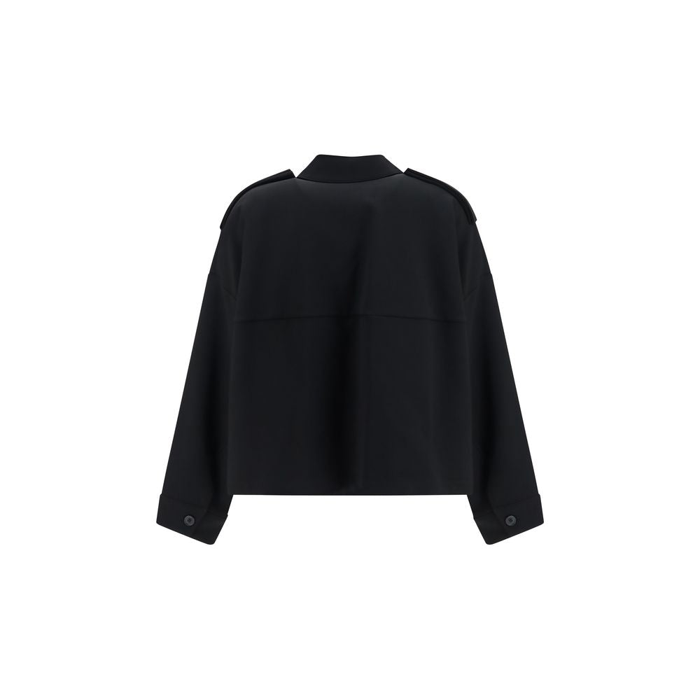 Khaite Black Acetate Shirt - Timeless Elegance in Luxury Fashion