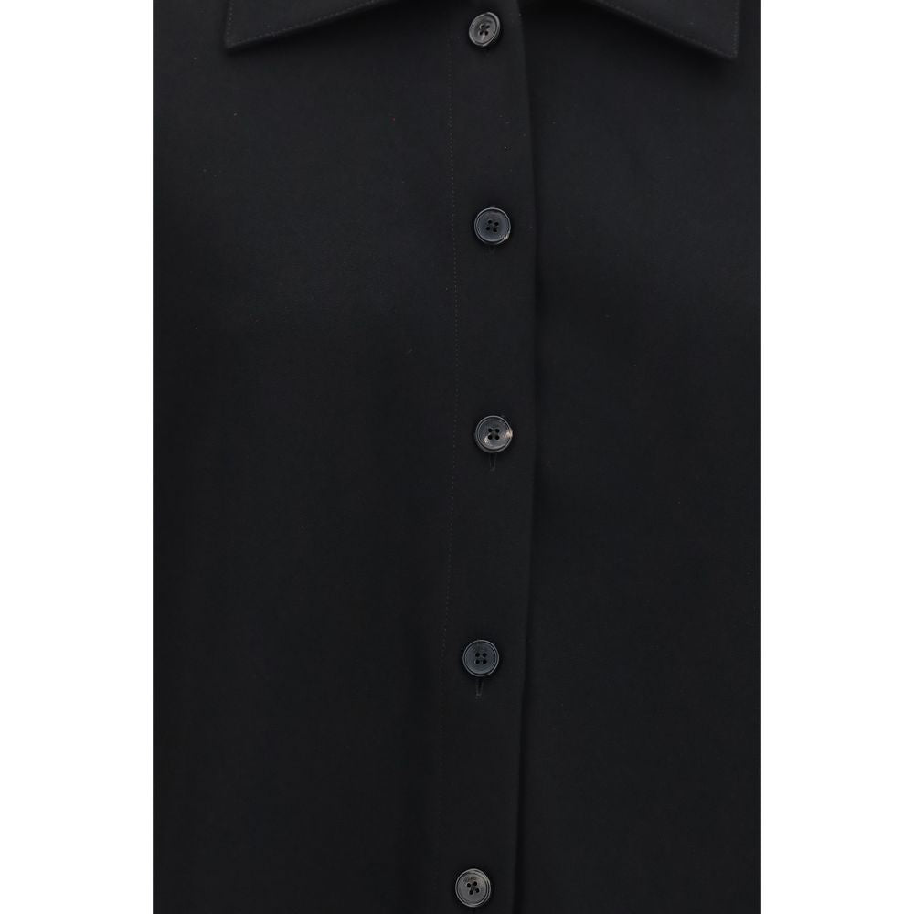 Khaite Black Acetate Shirt - Timeless Elegance in Haute Couture