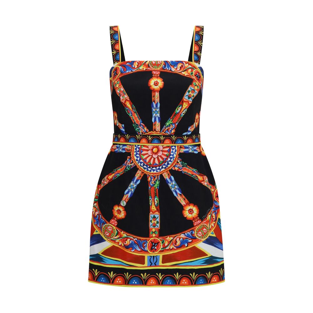 Indulge in the exquisite allure of the Dolce & Gabbana Multicolor Cotton Casual Dress, where luxurious craftsmanship meets a vibrant design, perfect for any elegant affair.