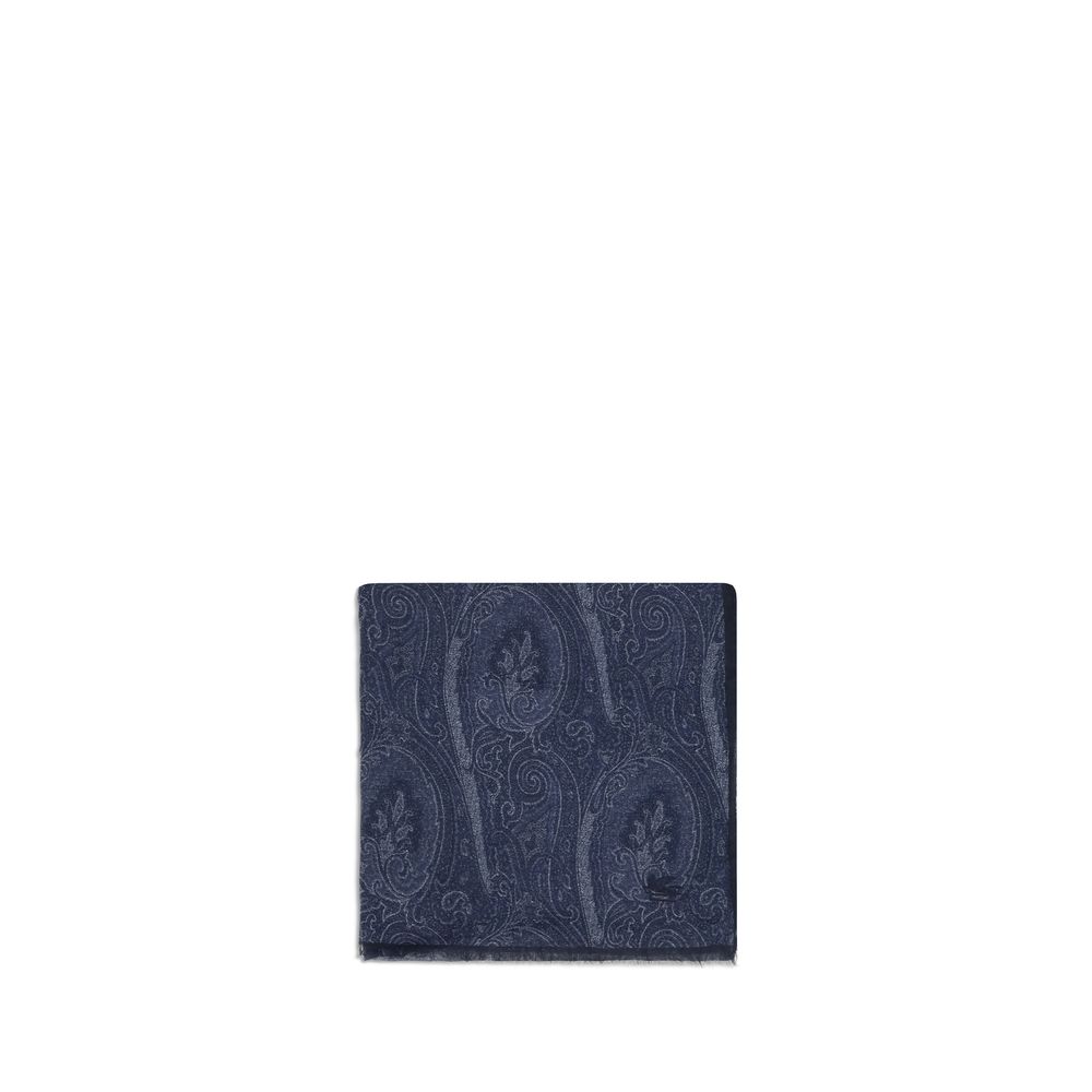 Etro Blue Modal Scarf - Exquisite Luxury Accessory for All