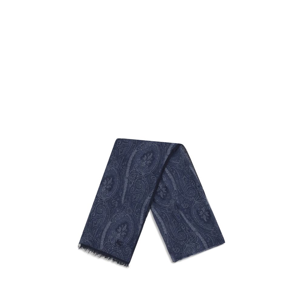 Etro Blue Modal Scarf - Exquisite Luxury Accessory for All