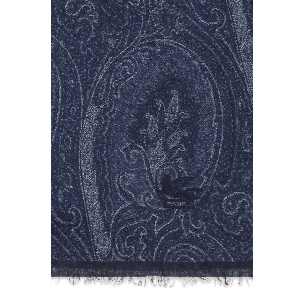 Etro Blue Modal Scarf - Exquisite Luxury Accessory for All