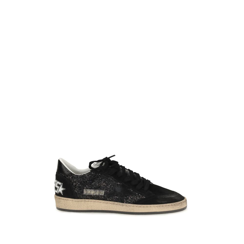 Golden Goose Black Calf Leather Low Top Sneakers - Luxury Style