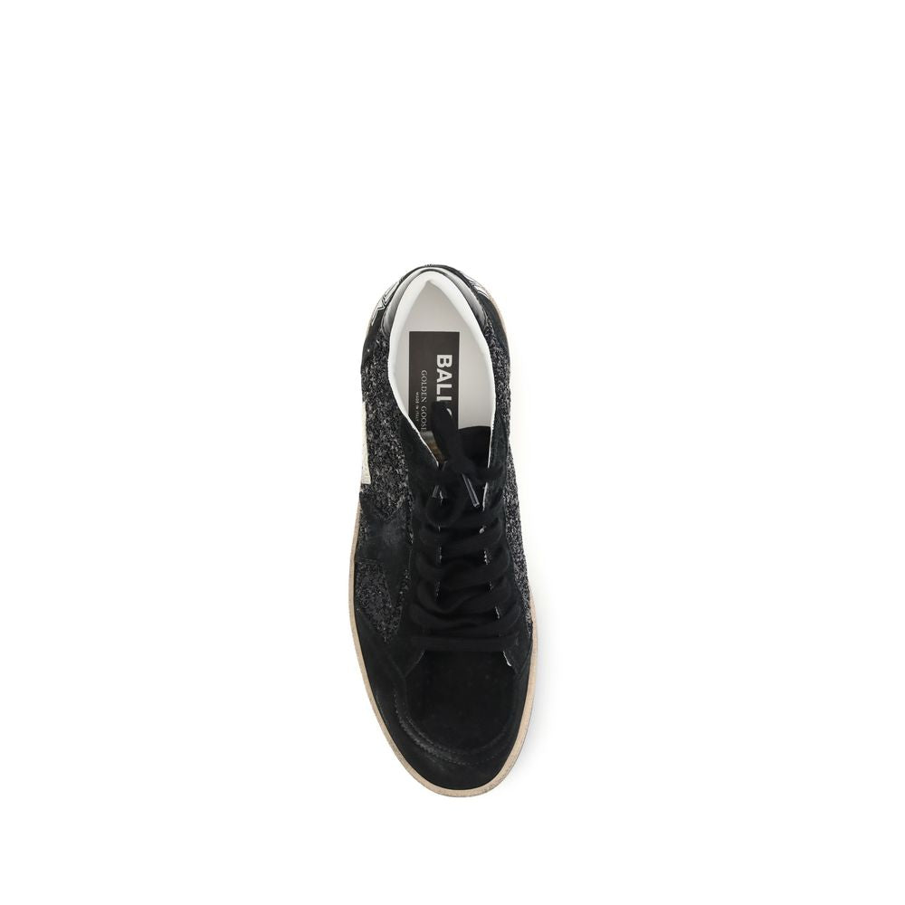 Golden Goose Black Calf Leather Low Top Sneakers - Luxury Style