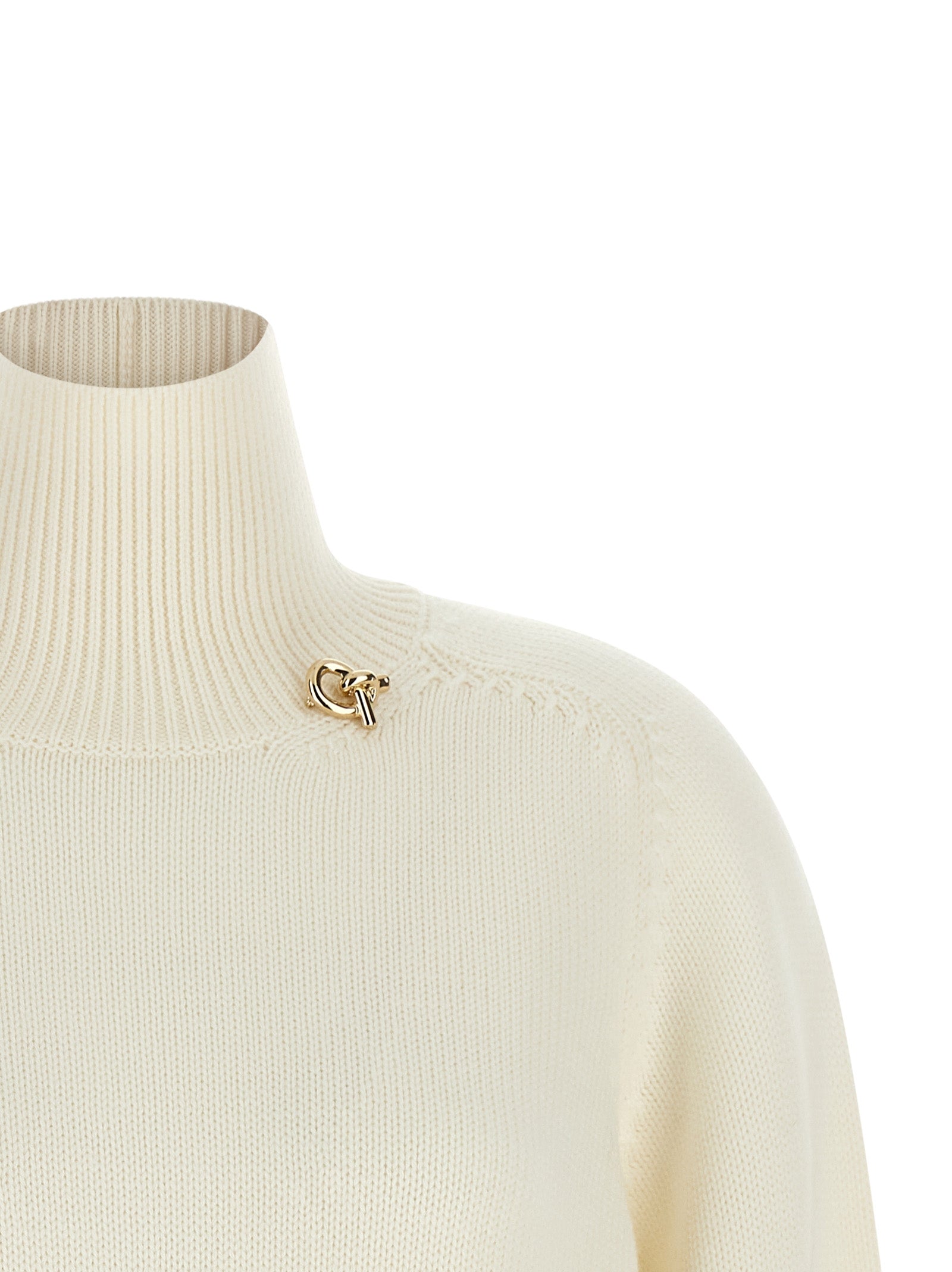 Elevate your wardrobe with the Fabiana Filippi White Virgin Wool Cardigan, a luxurious blend of comfort and elegance, perfect for any refined occasion.