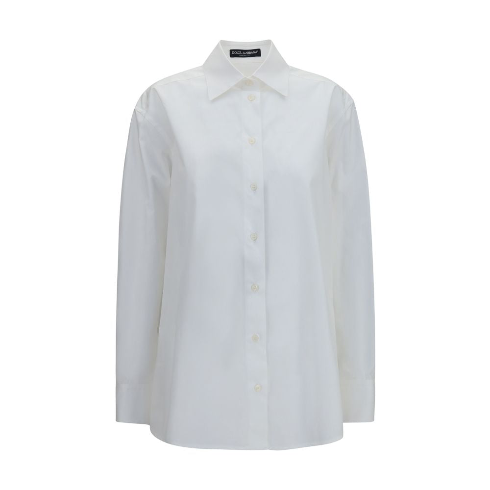Dolce & Gabbana White Cotton Dress Shirt - Timeless Elegance
