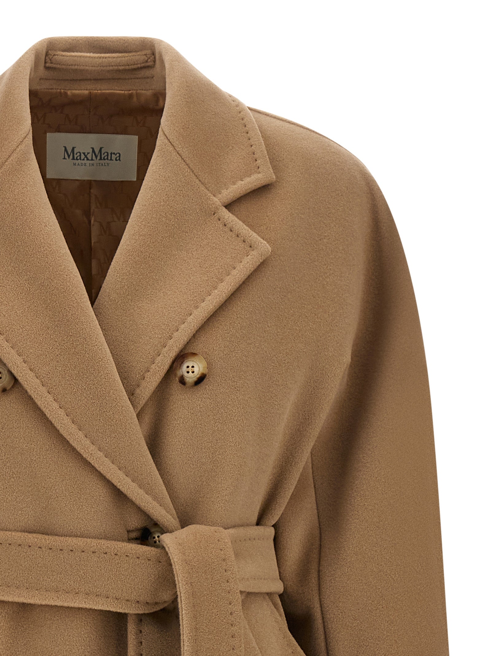 Indulge in the MAX MARA Madame – 101801 Icon Coat, crafted from exquisite virgin wool and cashmere, embodying timeless elegance and unparalleled luxury for the discerning wardrobe.