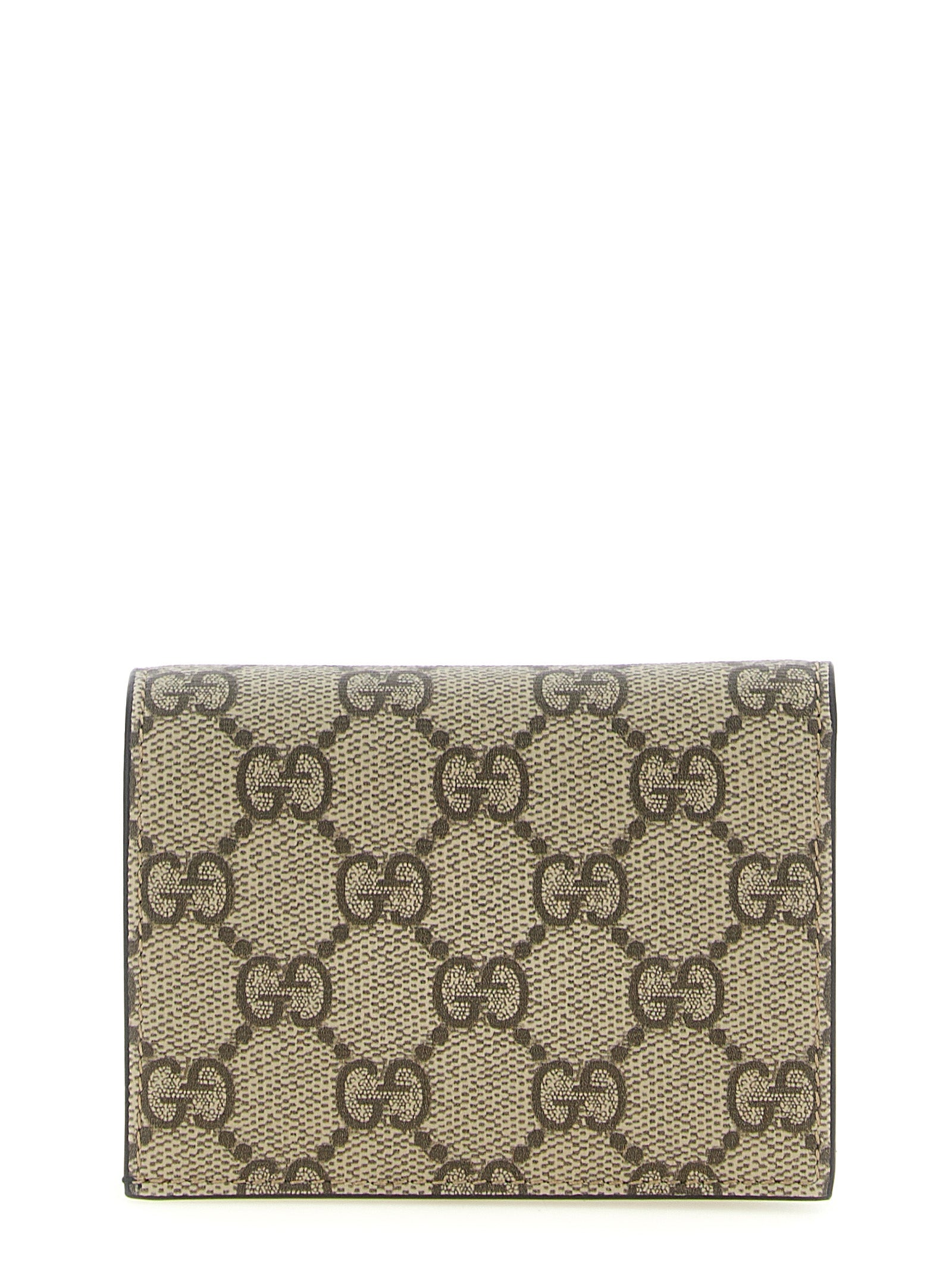 Discover the Gucci Multicolor Calfskin Cardholder, a masterpiece of Italian craftsmanship blending GG Supreme canvas and luxurious leather for timeless elegance.