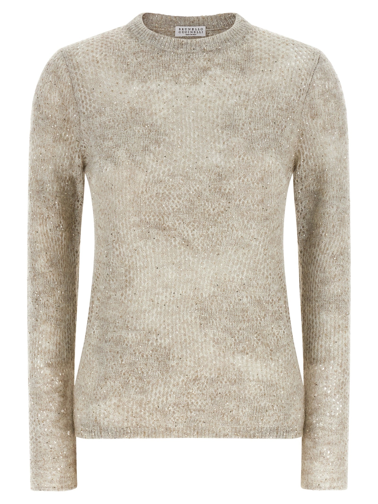 Brunello Cucinelli Beige Nylon Cardigan - Timeless Luxury Elegance