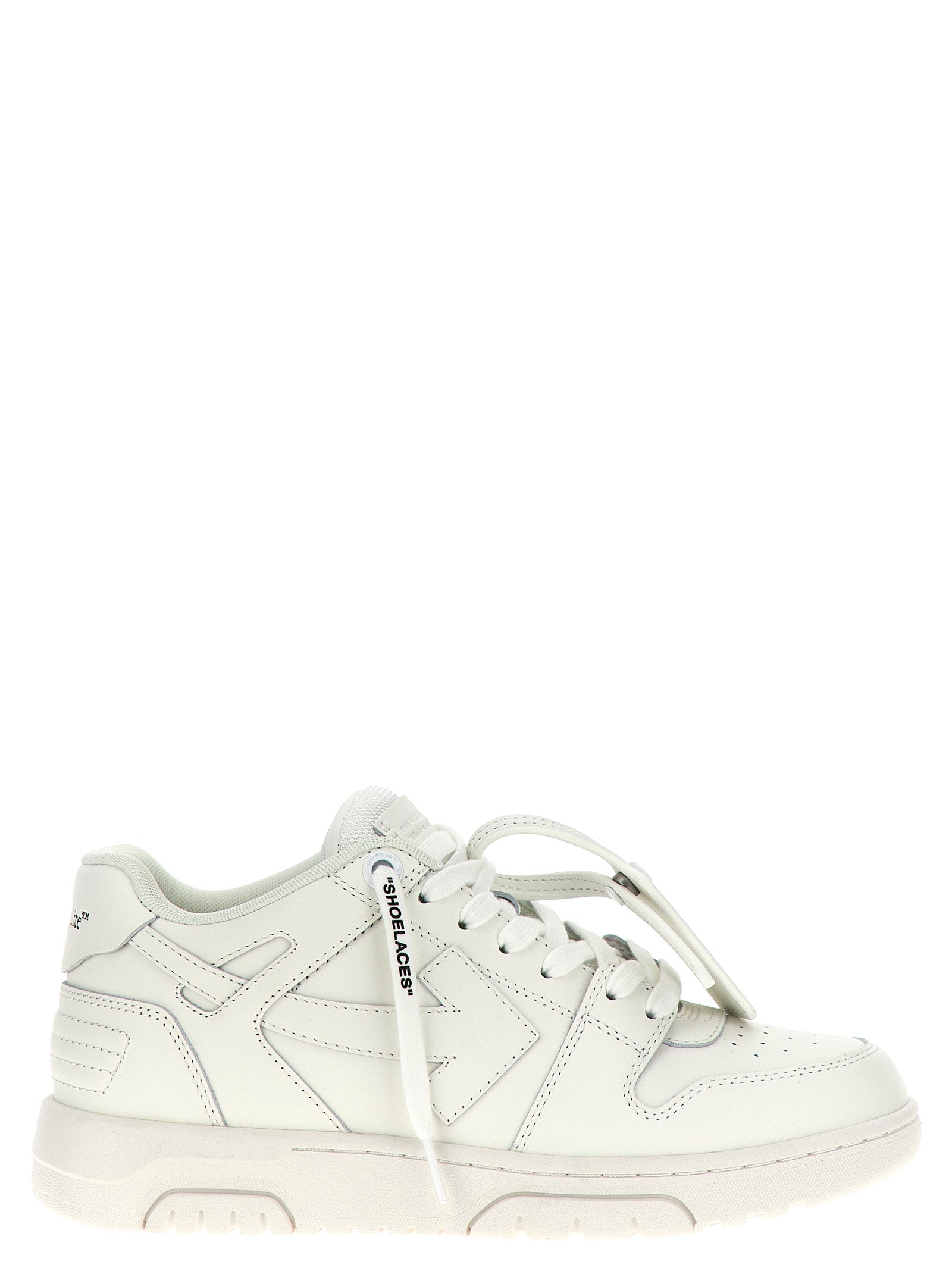 Off-White White Calfskin Low Top Sneakers - Luxury Footwear Elegance