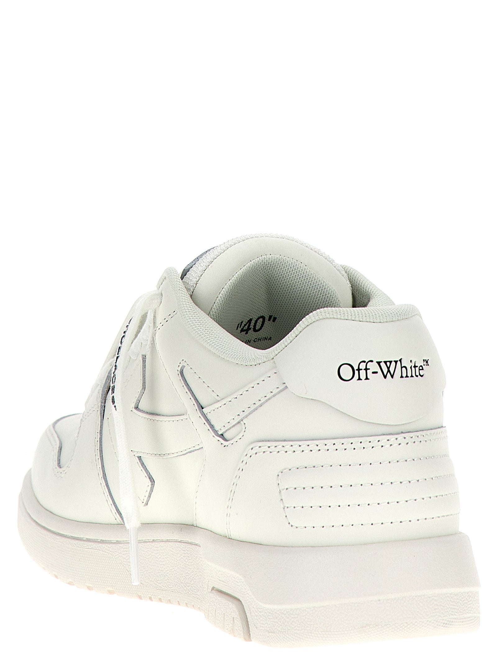 Off-White White Calfskin Low Top Sneakers - Luxury Footwear