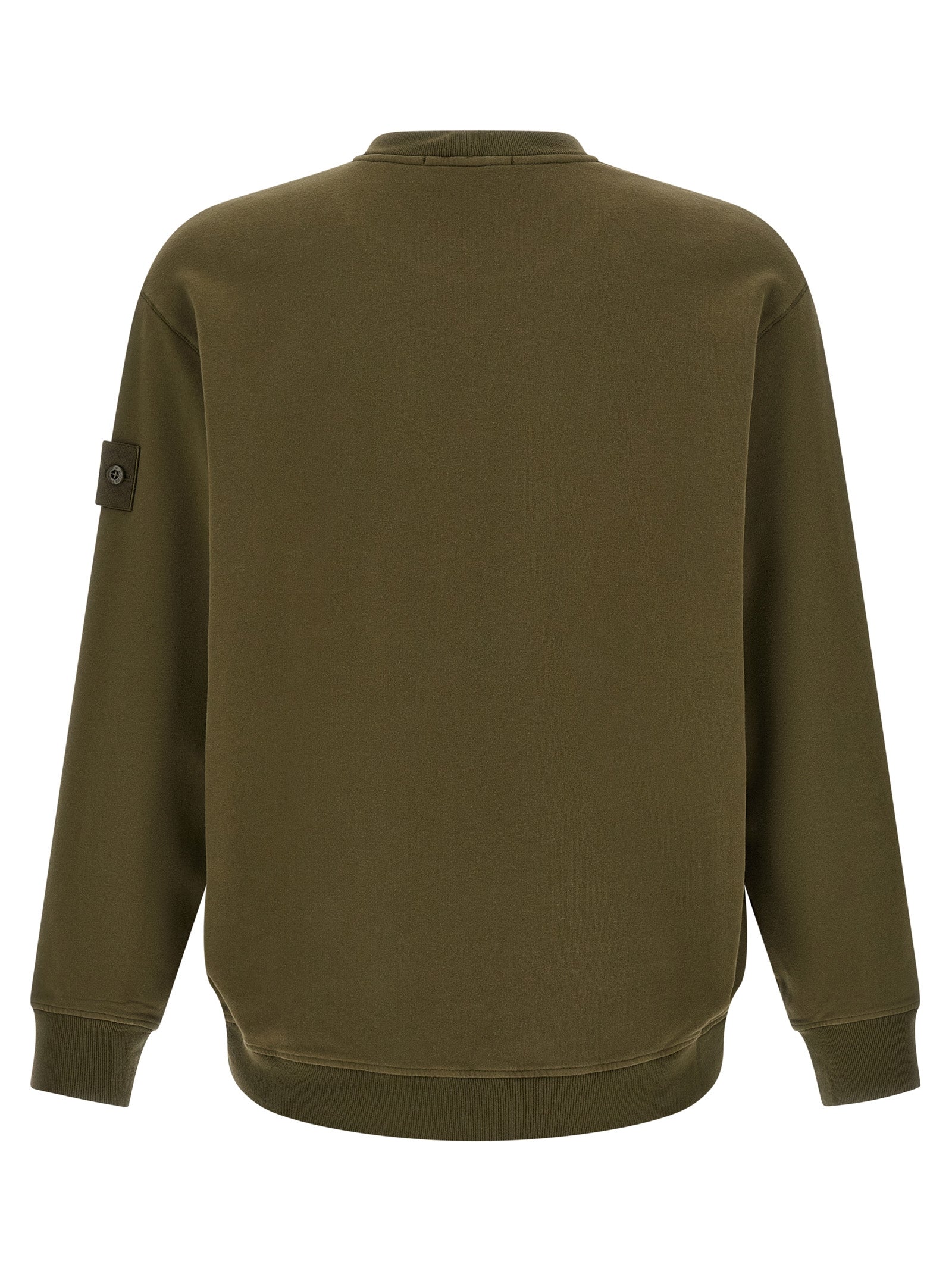 Elevate your wardrobe with the Stone Island Bicolor Cotton Sweatshirt, a luxurious blend of comfort and style, perfect for the discerning individual seeking sophistication.